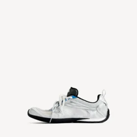 Women’s radar gradient lines sneaker in white/grey/silver/black/blue