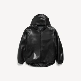 Women’s relaxed hoodie in black