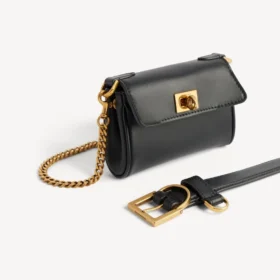 Women’s rodeo belt with pouch in black