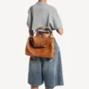Women’s rodeo handbag medium in tan cowboy