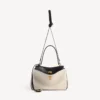 Women’s rodeo handbag small in beige/black