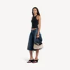 Women’s rodeo handbag small in beige/black