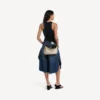 Women’s rodeo handbag small in beige/black