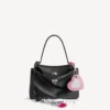 Women’s rodeo handbag small with charms in black