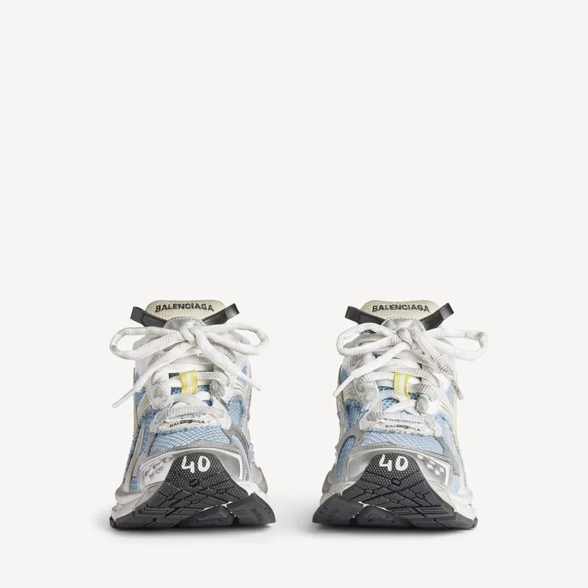 Women’s runner sneaker in blue/yellow/white Women’s runner sneaker in blue/yellow/white