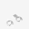 Women’s saint-germain tag earrings in shiny silver Women’s saint-germain tag earrings in shiny silver