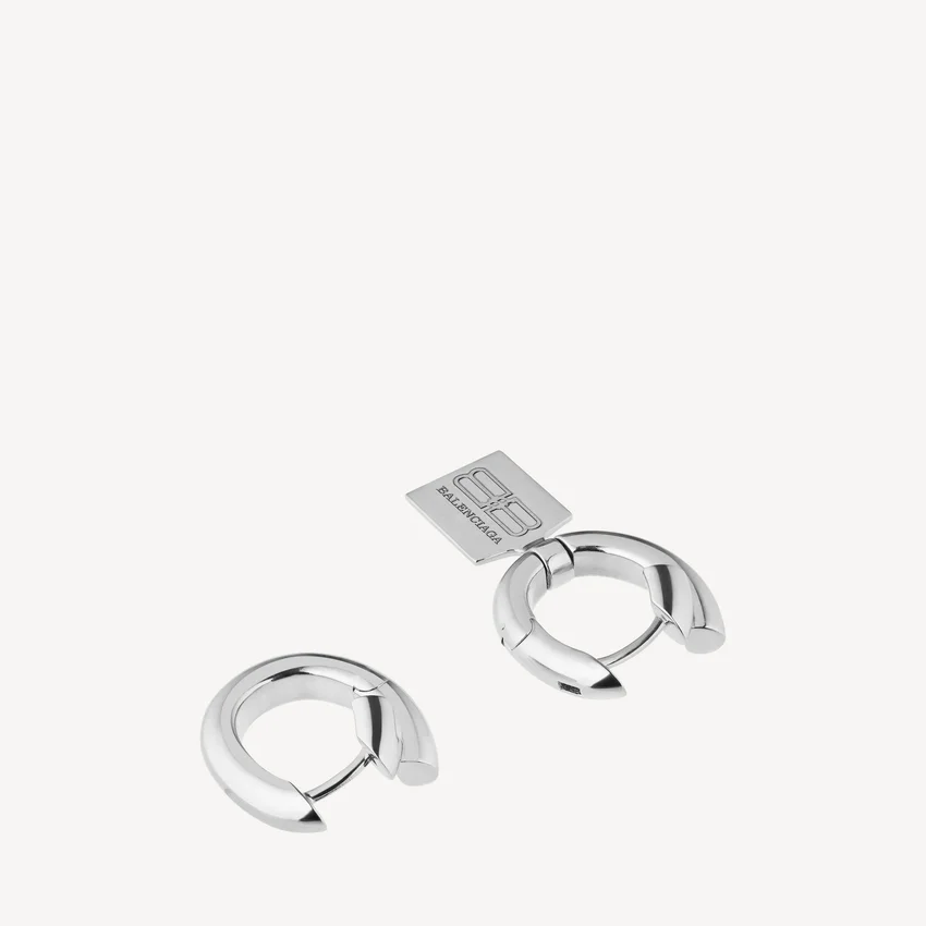 Women’s saint-germain tag earrings in shiny silver Women’s saint-germain tag earrings in shiny silver