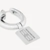 Women’s saint-germain tag earrings in shiny silver Women’s saint-germain tag earrings in shiny silver