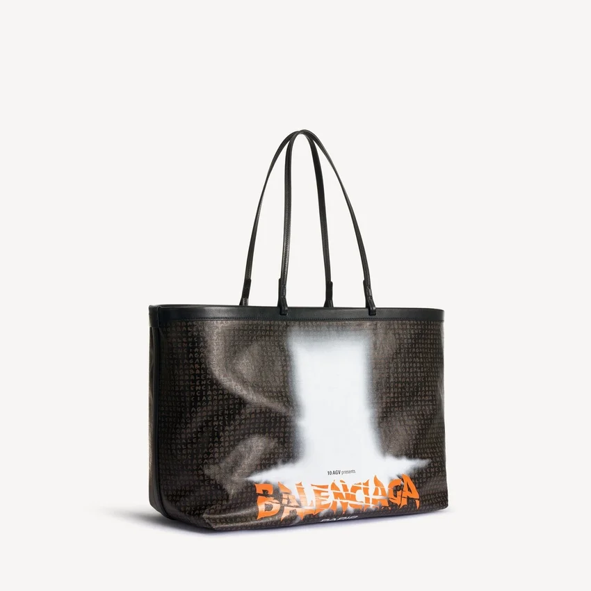 Women’s select tote bag large in black/orange Women’s select tote bag large in black/orange