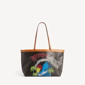 Women’s select tote bag medium in black/red