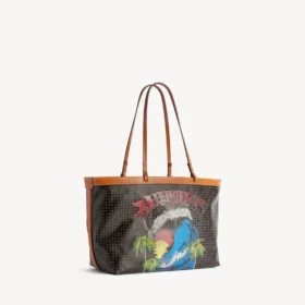 Women’s select tote bag medium in black/red