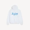 Women’s sketchy zip-up hoodie in white