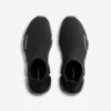 Women’s speed 2.0 full clear sole recycled knit sneaker in black