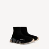 Women’s speed 2.0 full clear sole recycled knit sneaker in black/beige Women’s speed 2.0 full clear sole recycled knit sneaker in black/beige