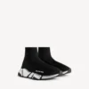 Women’s speed 2.0 recycled knit sneaker in black/silver Women’s speed 2.0 recycled knit sneaker in black/silver