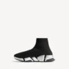 Women’s speed 2.0 recycled knit sneaker in black/silver Women’s speed 2.0 recycled knit sneaker in black/silver
