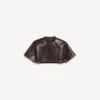 Women’s super cropped top in brown