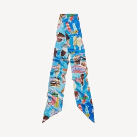 Women’s sweet treat scarf in blue