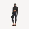 Women’s techwear cropped jacket in black Women’s techwear cropped jacket in black