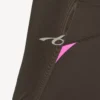 Women’s techwear fitted long sleeve top in khaki brown/neon pink Women’s techwear fitted long sleeve top in khaki brown/neon pink