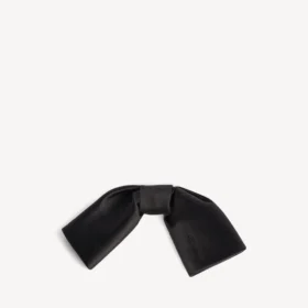 Women’s toque hair bow in black