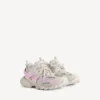 Women’s track signature sneaker in beige/pink