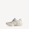 Women’s track signature sneaker in beige/pink
