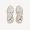 Women’s track signature sneaker in beige/pink