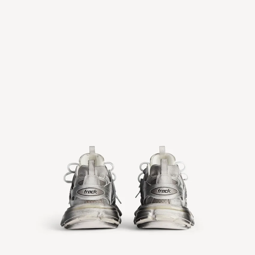 Women’s track stencil logo sneaker in black/white Women’s track stencil logo sneaker in black/white