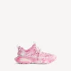 Women’s track stencil logo sneaker in pink/white Women’s track stencil logo sneaker in pink/white