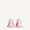 Women’s track stencil logo sneaker in pink/white Women’s track stencil logo sneaker in pink/white