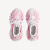 Women’s track stencil logo sneaker in pink/white Women’s track stencil logo sneaker in pink/white