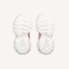Women’s track stencil logo sneaker in pink/white Women’s track stencil logo sneaker in pink/white