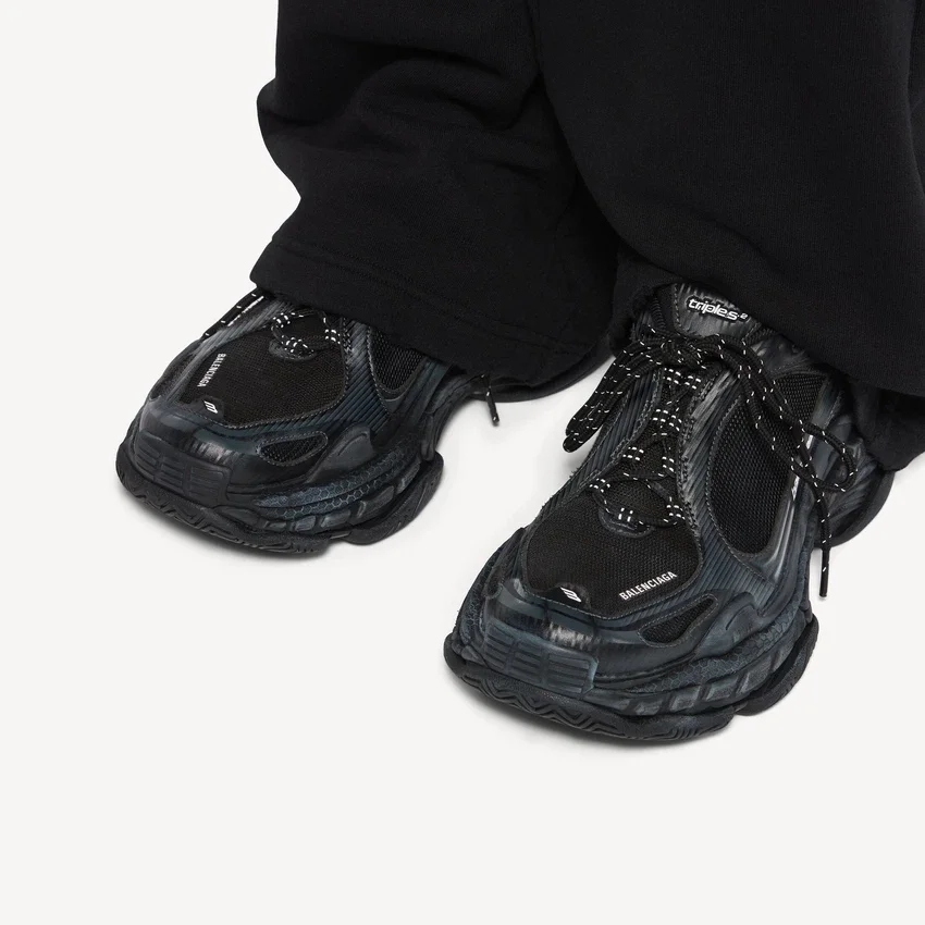 Women’s triple s.2 sneaker in black/dark grey Women’s triple s.2 sneaker in black/dark grey