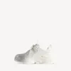 Women’s triple s glitter spray sneaker in white/silver Women’s triple s glitter spray sneaker in white/silver