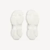 Women’s triple s glitter spray sneaker in white/silver Women’s triple s glitter spray sneaker in white/silver