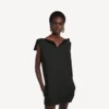 Women’s vareuse dress in black Women’s vareuse dress in black
