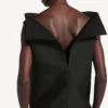 Women’s vareuse dress in black Women’s vareuse dress in black