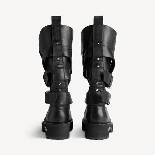 Women’s venom high boot in black Women’s venom high boot in black