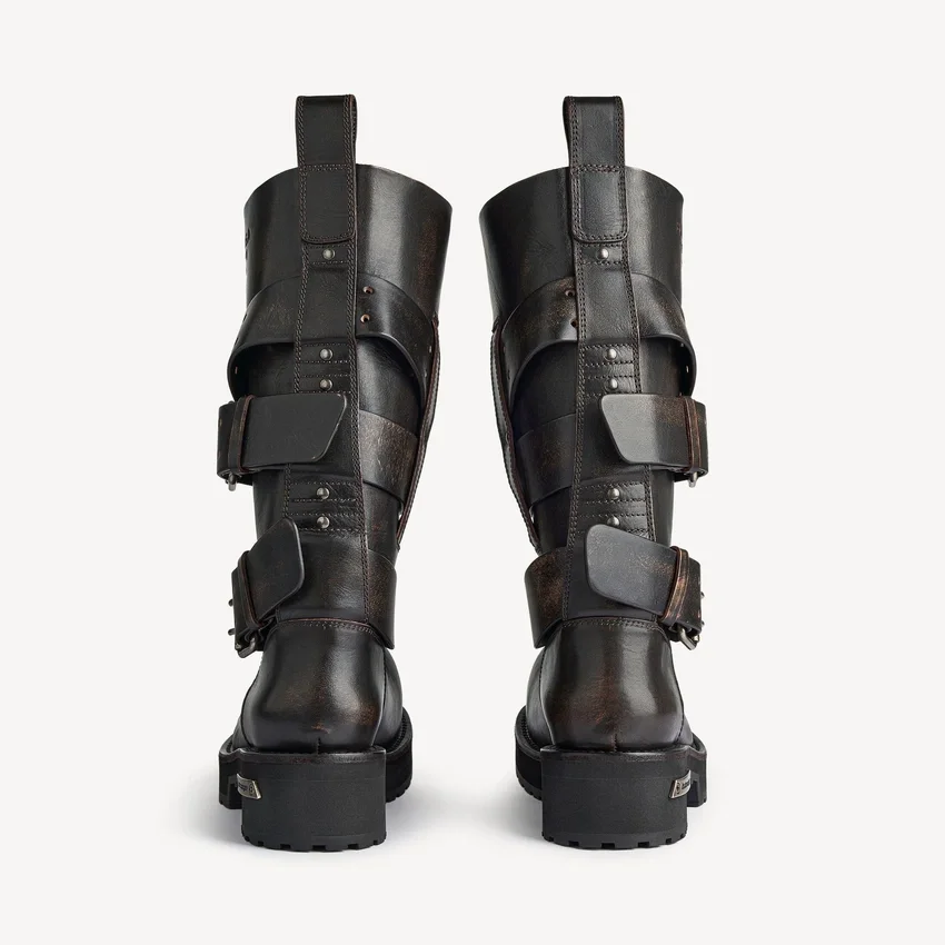 Women’s venom high boot in brown Women’s venom high boot in brown