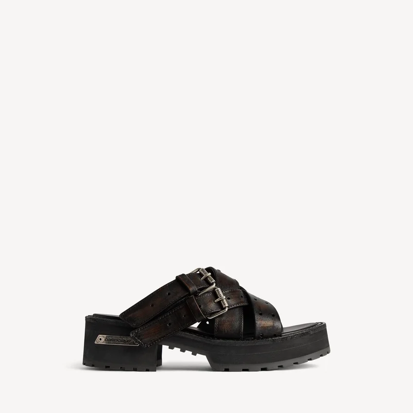 Women’s venom open mule in brown Women’s venom open mule in brown